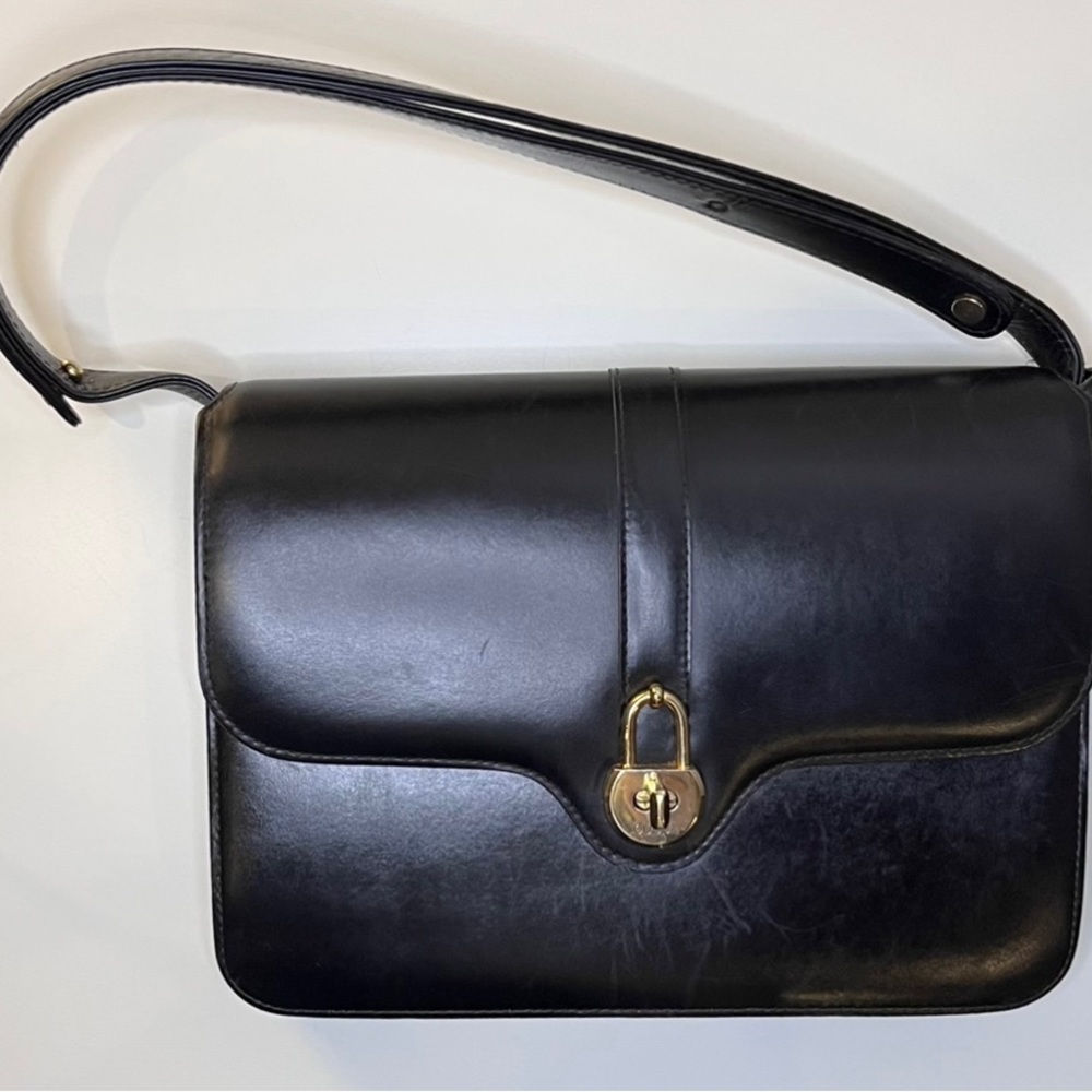 1970’s Black Gucci Shoulder Bag